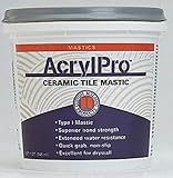 Custom Building Products ARL4000QT 1 Quart AcrylPro Ceramic Tile Mastic, White [並行輸入品]