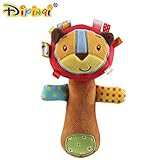 aipinqi新生児赤ちゃん手スティックSoothing Toys Appeasing動物シャムPlush Puppets BBロッドHandbell Rattleおもちゃライオン