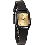 CASIO カシオ STANDARD スタンダード チープカシオ 腕時計 時計 レディース アナログ ベーシック シンプル ラバー ブラック LQ-142E-9A [並行輸入品]