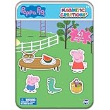 Magnetic Creations 缶:ペッパピッグ - 創造的なストーリーテリングプレイセット、40個のポップアウトマグネット、美しいプレイシーン、ミックス&プレイおもちゃ、キッズ-幼児 対象年齢3歳以上