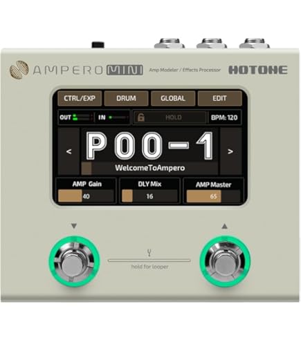 Amazon | HOTONE BASS PRESS 複合型ミニワウペダル ベース用