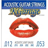 K-GARAGE アコースティックギター弦 ライトゲージ 012-053 ブロンズ弦 アコギ用 A/G