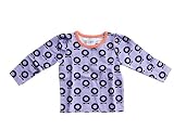 キャトヴィ Katvig Tシャツ/長袖 紫色×黒 アップルロゴ オーガニックコットン（子供）新品 SALE！