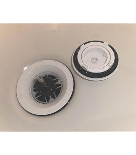 Amazon | LIXIL(リクシル)INAX 単体浴槽プッシュワンウェイ排水栓 白