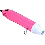 300W熱風機 エンボスヒーター レジン用 小型 軽量 ミニヒートガン 急速加熱 ヒートツール ホットガンエアガン 熱銃電動 熱収縮性フィルム 溶接 剥離 手芸 乾燥 急速解凍用 ピンク