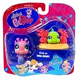 Littlest Pet Shop Exclusive Seahorse and Green Fish #710 and amp; #711 [並行輸入品]