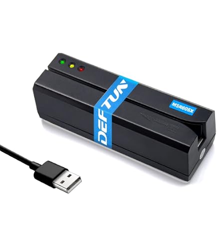 Amazon | Deftun カードリーダーライター USB スワイプエンコーダー 3