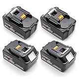 LENOGE マキタ MAKITA BL1830 互換 バッテリー 18V 4Ah [四個セット] ｍａｋｉｔａ A-47896 BL1840 BL1850 BL1860 対応 電動 電池パック 採用
