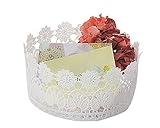 ギフトの詰め合わせに 丸和貿易 ホシュティード ラウンドバスケット ホワイト (S) 400646403