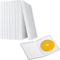 Amazon.co.jp: サンワダイレクト DVDケース 1枚収納 DVDトールケース