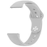 Issinlky 18mm ソフトシリコンバンド Garmin Venu 2S/3S/Vivomove 3S/Vivoactive 4S/Forerunner 255s/265s 対応、Huawei Watch GT5 41mm/GT4 41mm 用スポーツストラップ