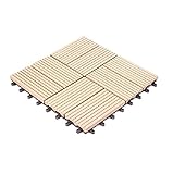 人工木　ウッドパネル　タイプA　9枚セット　ナチュラル