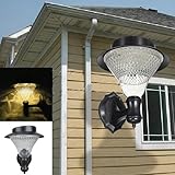 16 LEDソーラーパワード通路ウォールライトガーデンヤード屋外風景ランプ