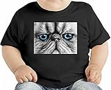 Blue Eye Persian Cat オーガニックベビーTシャツ 12 - 18 Months