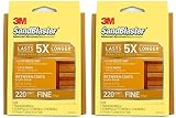 3M Sandblaster Hand Sanding Sponge Between Coats Fine 220 Grit 2 pack [並行輸入品]