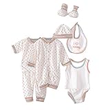 PER 　ベビー服　新生児服　ベビー肌着　下着　8枚組　ギフト　出産祝い　可愛い　トライプ　ポルカドット (ポルカドット)