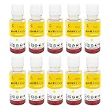 詰め替えインクキャノン用互換インクボトルYellowイエロー10本セット 補充用詰替えインクカートリッジBC-340/341 BC-360/361 BC-310/311 BC-345/346 BC-365/366 BC-385/386 XKI-N10N11XL XKI-N20N21 BCI-19上記シリーズ用の汎用充填インク
