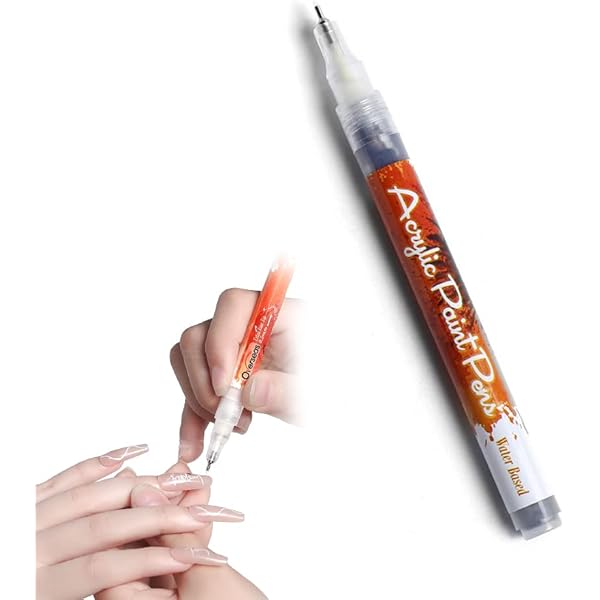 Amazon.co.jp: ASDSH 100本 ネイル 細い筆1mm ネイルアートペン