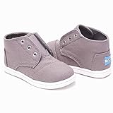 【TOMS】トムス  PASEO-MIDS GREY CANVAS TINY キッズ/ベビーハイカットシューズ 10002696 (T7(14cm)) [並行輸入品]