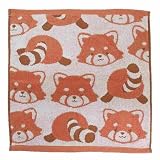 林(Hayashi) ハンドタオル 約34×35cm アニマルフェイス レッサーパンダ WO400226