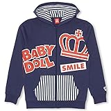 BABYDOLL（ベビードール） ストライプ切替ジップパーカー(ボトム別売り) 男女兼用 M ネイビー