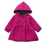 (プタス)Putars ベビー服 子供服 コート 冬服 女の子 長袖 ホットピンク 厚手 暖かい 可愛い 秋 冬 スポーツ 運動会 旅行 記念日 プレゼント 6-24ヶ月