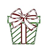 Northlight 16 Lighted Red and Green Present Christmas Window Silhouette Decoration【クリスマス】【ツリー】 [並行輸入