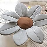 GnasusuB Blooming Bath Baby Bath ベビーバス ひまわり 沐浴マット ブルーミングバス - ベビーバス (グレー-Grey)