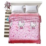 Warm Embrace Childrens Blankets series Cute Flowers Butterfly HELLO KITTY Flannel Blanket by Warm Em