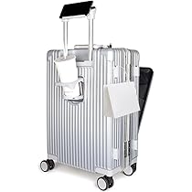 [魔法小屋] スーツケース 前開き 旅行出張 3-5泊(Sサイズ 45L） Amazon | [魔法小屋] スーツケース 前開き キャリーケース 機内