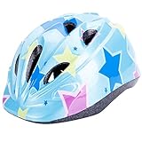 キッズヘルメット ヘルメット 子供用　45-52cm 1-7歳向け　ダイヤル調整 ジュニア 自転車用品 軽量 通勤通学　サイクリング スケートボード用 ブルーほし