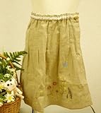 (ビオ・テテ)Bio-tete 日本製 スカート 100 ベージュ