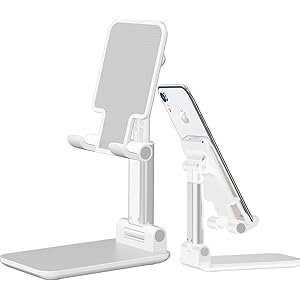 スマホスタンド 折り畳み式 収納 持ち運びに便利 角度と高さ調整可能 超豊富な調節範囲 滑り止めシリコン 揺るぎない 安…