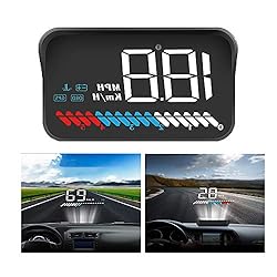 HUDヘッドアップディスプレイ GPS/OBD2モード搭載 車載スピードメーター フィルム付き 運転時速がフロントガラスに表示 警報機能付き 日本語マニュアル付きM7