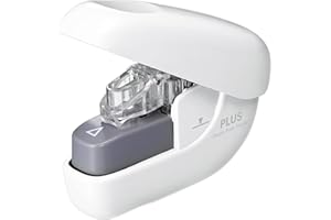 プラス 針なしホッチキス ペーパークリンチ ホワイト SL-106NB 31-122