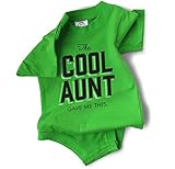 Wry Baby SHIRT ユニセックス・ベビー ベビー・ガールズ US サイズ: 0-6 Months カラー: グリーン