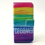 UNEXTATI iPhone 5 / 5s 手帳型 ケース 高品質 PUレザー カード収納ケース カバー 耐衝撃 全面保護 防塵 スタンド機能 Apple iPhone5ケース iPhone5sケー