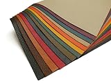 【大判切り革】アリゾナ ライトグレー 70×50cm 1.7mm前後 1枚[レザークラフトぱれっと] 切り革（カットレザー） 定番切り革（牛ヌメ） Pkawa096-4/1-17-17