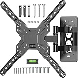 SHTUMEC テレビ壁掛け金具 26-55 インチ LCD/LED 液晶モニター対応,小型可動回転式壁掛けテレビ金具アーム最大VESA 400x400mm 耐荷重30kg 前後 左右 上下多角度調節可能 壁掛けtv金具 32 40 42 43 50 55型テレビかべかけ金具