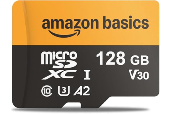 Amazonベーシック 128GB microSDXCカード (アダプター付き) 読み取り速度最大200MB/秒 1個入り