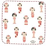 シンジカトウ ひだまり暮らしの和タオル タオルチーフ こけしちゃん SKTC014-46