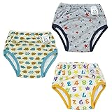 西松屋 3枚組3層トレーニングパンツ（数字/ハリネズミ/星柄） 【80cm・90cm・95cm・100cm】　100