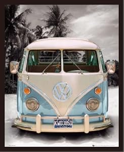 フォルクスワーゲン ワーゲン ワーゲンバス 特大 ポスター 150x100cm グッズ 車 クラシックカー インテリア アート 絵 フォト 写真 Expressar Com Br