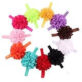 Emithaベビー美しいフラワーヘッドバンドヘアアクセサリー – 12ピース