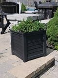 Mayne 5867-B Lakeland 20x20 Planter Black