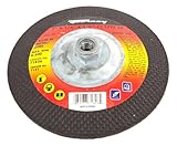 Forney 71826 Grinding Wheel with 5/8-Inch-11 Threaded Arbor, Metal Type 28, A24R-BF, 7-Inch-by-1/4-I