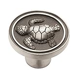 Liberty PBF656-BSP-C 35mm Turtle Kitchen Cabinet Hardware Knob, Brushed Satin Pewter [並行輸入品]