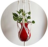 プラントハンガー 吊鉢 マクラメ 植物ホルダー プラントハンガー 吊りスタンド プラントハンギング インテリア飾り用 鉢 ポット マクラメ