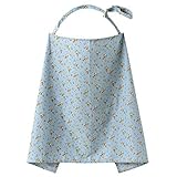Fletion Breathable 100% Cotton Baby Infant Breastfeeding Nursing Cover Up Mum Breast Feeding Apron S