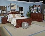 Ashley deliannaコレクションb223 – 31 63 " 6-drawer Dresser with Faux Burl Details on Drawers Sculpturalハンド